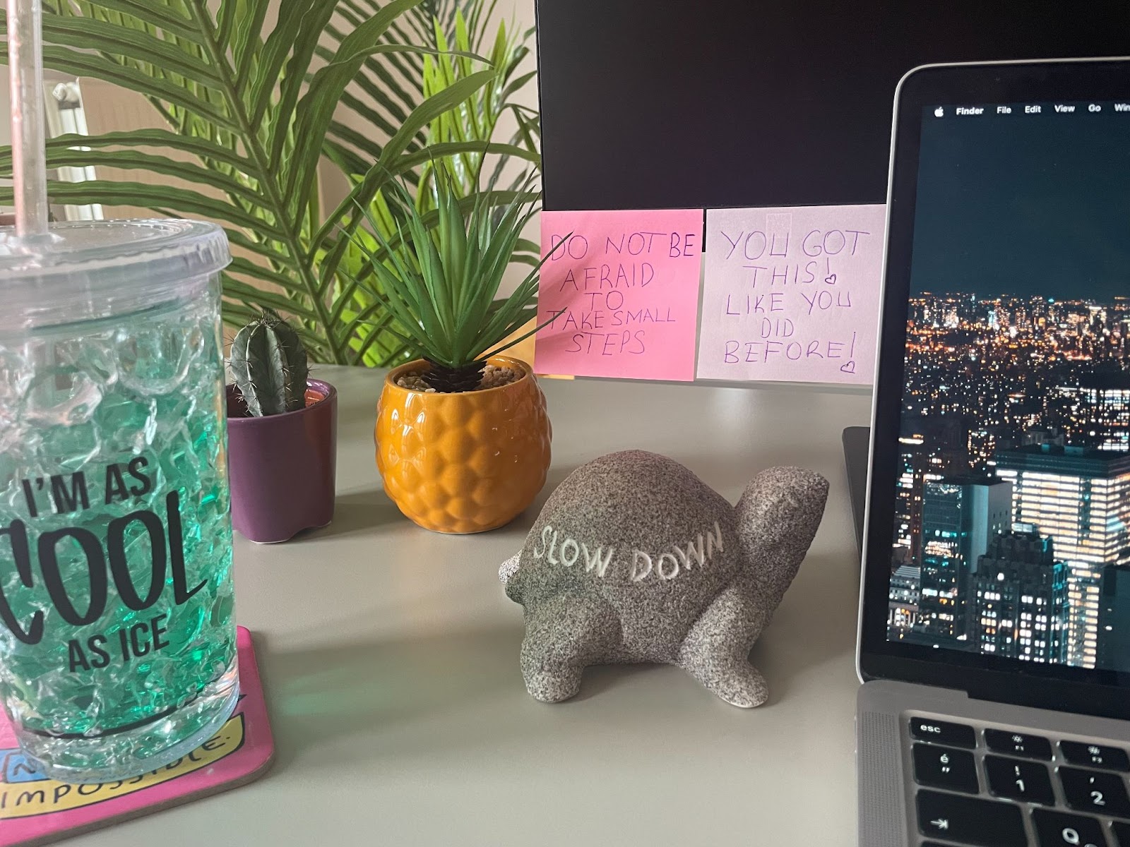 Prepare a motivational workspace